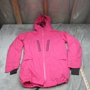 Under Armour Storm Jacket Womens Small Pink Insulated Rain WInd Winter Ski Snow